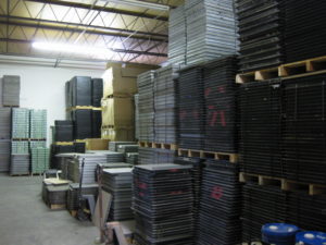 Used Access Floor Panels reconditioned